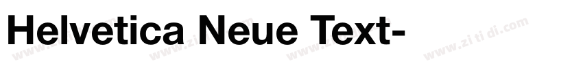 Helvetica Neue Text字体转换 Helvetica Neue Text字体转换